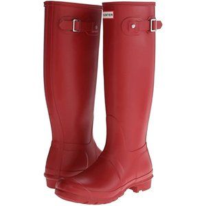 Hunter Original Tall Women's Rain Boots Military Red: 7 M